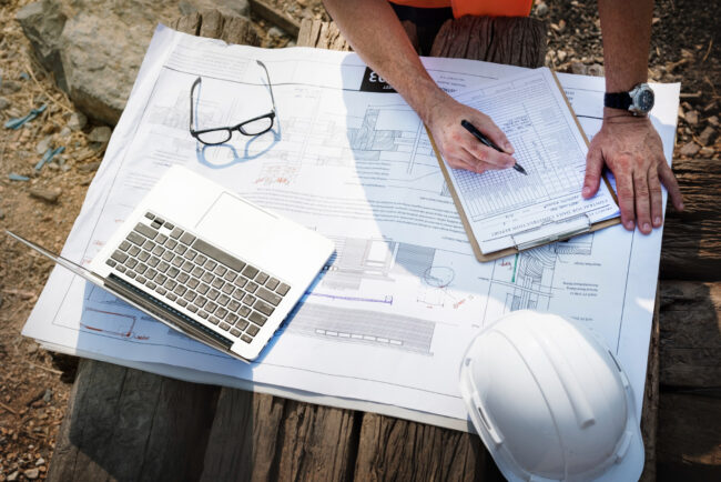 site-engineer-construction-site Community collaboration in Santa Ana engineering project