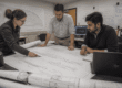 Technical team solving civil drafting challenges during plan coordination
