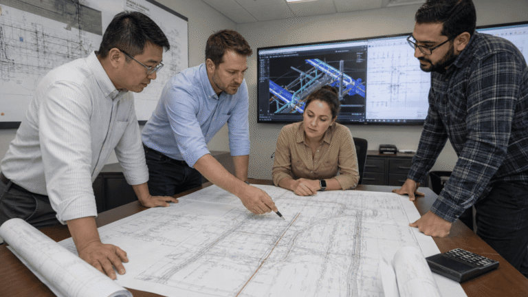 Engineering team improving consistency across multi-discipline drawings