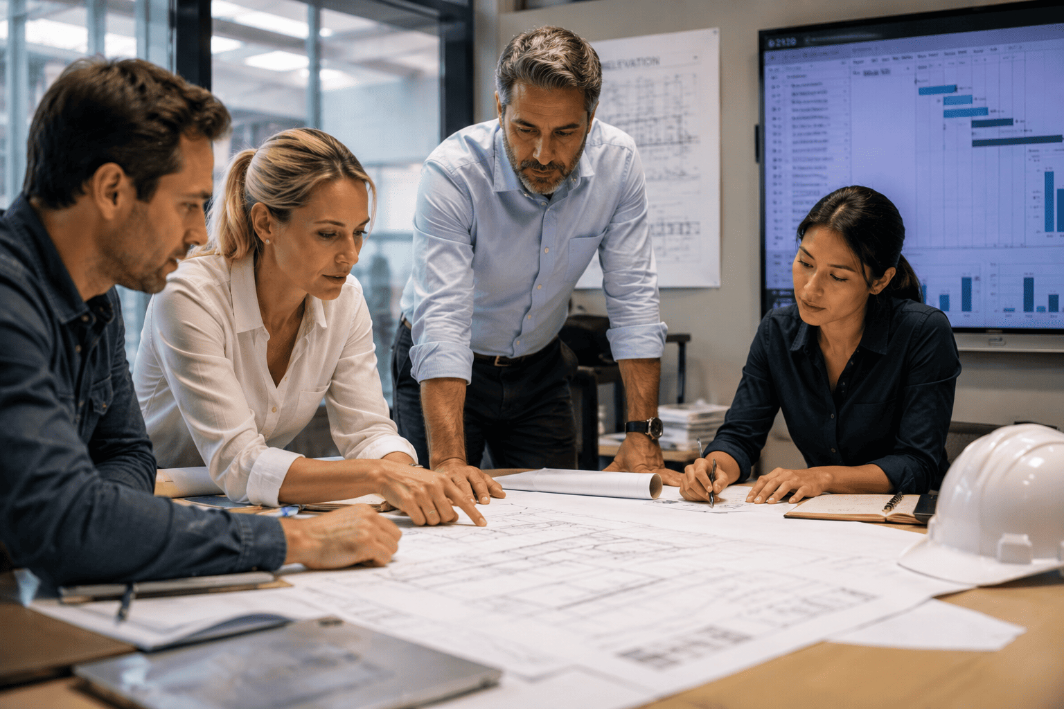 Engineering team improving technical turnaround times through coordination
